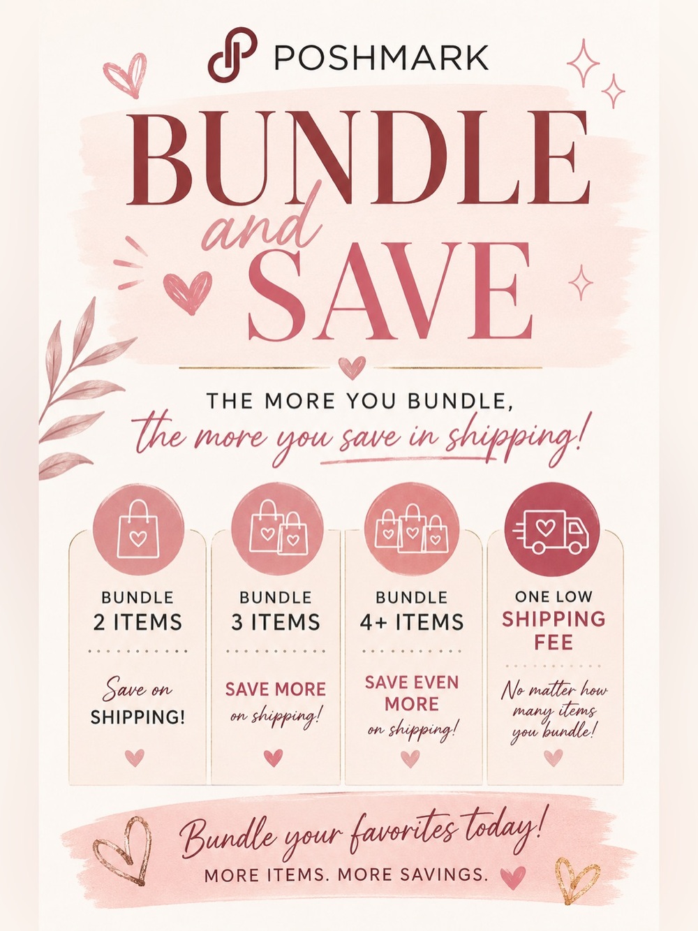 Poshmark Bundle and Save ❣️